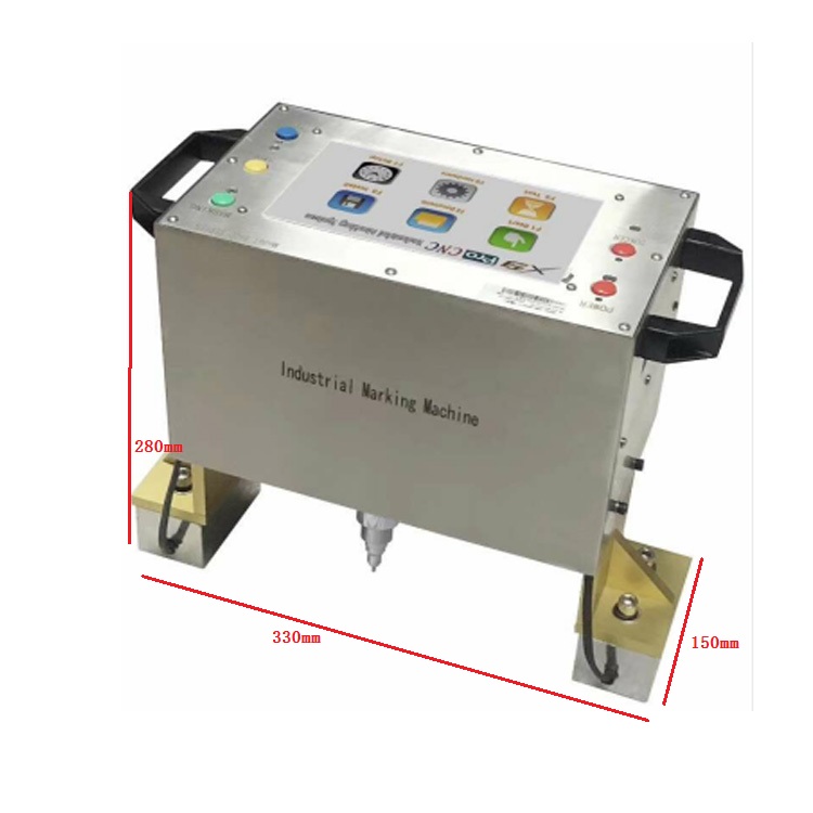 Yüksək konfiqurasiyalı Metal üçün Elektrikli Portativ Nöqtə Peen İşarələmə Maşını